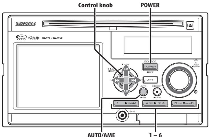 KENWOOD DNR-1000U - Cancelling the Folder Select mode - 1