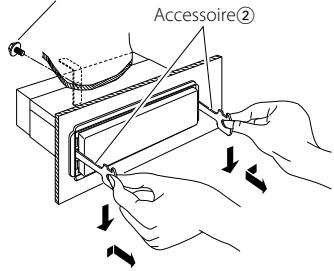KENWOOD KDC-138 - Retrait de l'appareil - 1
