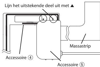 KENWOOD KDC-BT53U - Bevestiging van de antennne - 5