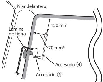 KENWOOD KDC-BT53U - Elección del lugar de instalación de la antenna - 1