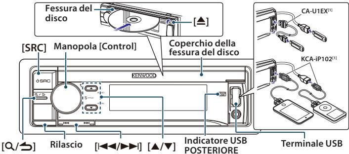 KENWOOD KDC-BT53U - Riproduzione musica (CD/USB/SD/iPod) - 1