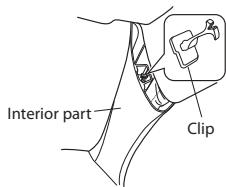 KENWOOD KDC-BT53U - - When installing the antenna on the left side - 5