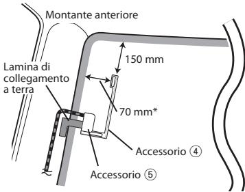 KENWOOD KDC-BT53U - Individuare la posizione di installazione dell'antenna - 1