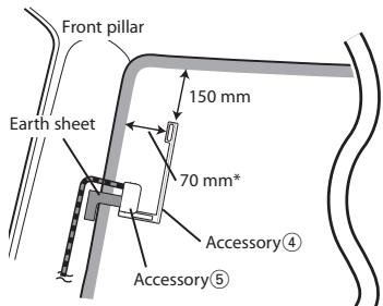 KENWOOD KDC-BT53U - Determining the antenna installation location - 1