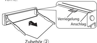 KENWOOD KDC-BT53U - Entfernen der Radioblende - 1