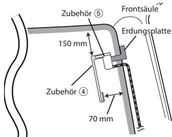 KENWOOD KDC-BT53U - Bestimmen des Ortes der Antenneninstallation - 2