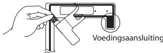 KENWOOD KDC-BT53U - Bevestiging van de antennne - 4