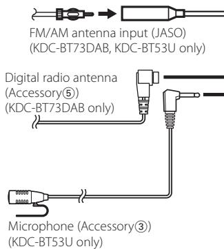 KENWOOD KDC-BT53U - Connecting wires to terminals - 2