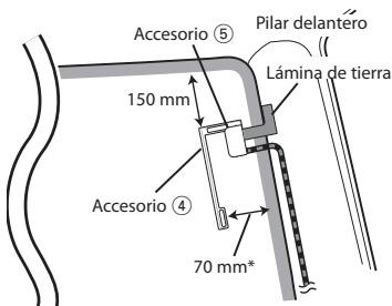 KENWOOD KDC-BT53U - Elección del lugar de instalación de la antenna - 2