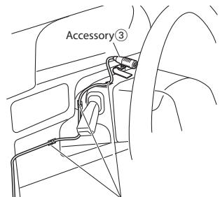 KENWOOD KDC-BT53U - Installing the Microphone unit - 2