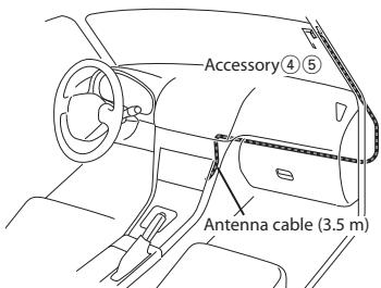 KENWOOD KDC-BT53U - Installation overview - 1