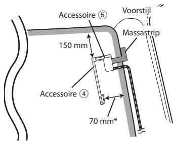 KENWOOD KDC-BT53U - De bevestigingsplaats van de antennepebalen - 2
