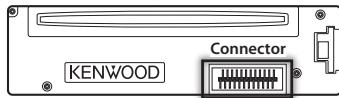 KENWOOD KDC-BT53U - Cleaning the connector - 1