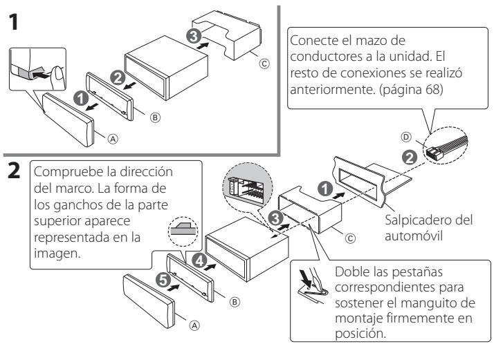 KENWOOD KDC-DAB43U - Instalación de la unidad - 1