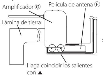 KENWOOD KDC-DAB43U - Instalación de la antena - 6