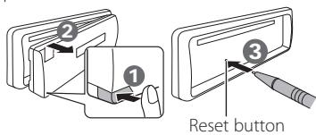 KENWOOD KDC-DAB43U - How to reset your unit - 1