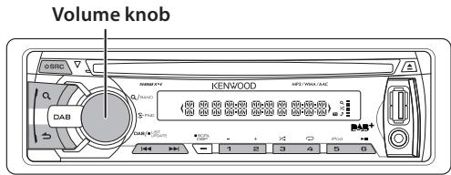 KENWOOD KDC-DAB43U - Removing the USB device or iPod - 1
