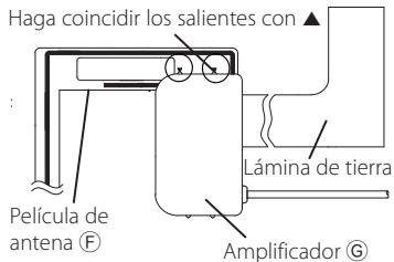 KENWOOD KDC-DAB43U - Instalación de la antena - 5