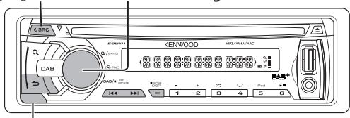 KENWOOD KDC-DAB43U - Vorbereitung/Erste Schritte - 1