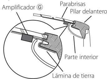 KENWOOD KDC-DAB43U - Instalación de la antena - 7