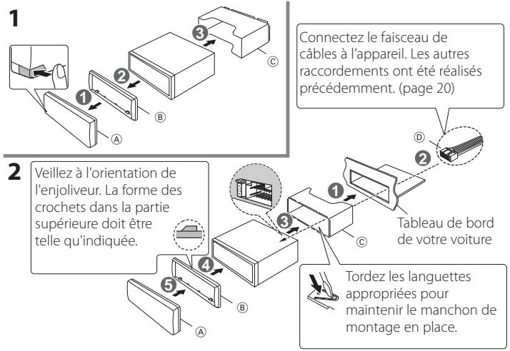 KENWOOD KDC-DAB4557U - Installation de l'appareil - 1