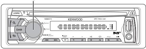 KENWOOD KDC-DAB4557U - Premere a lungo [ ] per uscire. - 1