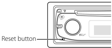 KENWOOD KDC-X592 - How to reset your unit - 1