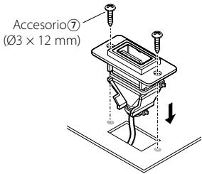 KENWOOD KDC-X592 - Montaje del soporte USB - 3