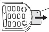 KENWOOD KDC-X696 - How to prepare the remote controller (RC-405) - 1