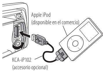 KENWOOD KDC-X696 - Inicio de la reproducción de un dispositivo USB o iPod - 2