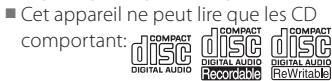 KENWOOD KDC-X696 - Disques qui ne peuvent pas être utilisés - 1