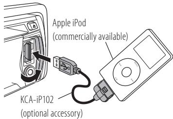 KENWOOD KDC-X696 - Start playing a USB device or iPod - 2