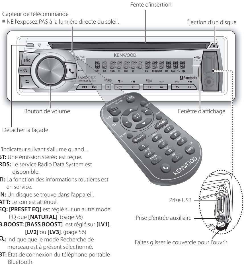 KENWOOD KDC-X696 - Fonctionnement basique - 1