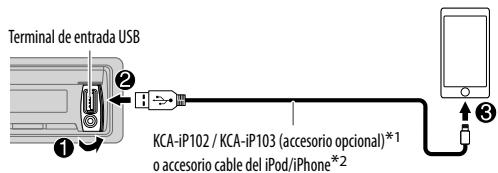 KENWOOD KDC-BT45U - Preparativos: - 1