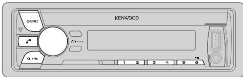 KENWOOD KDC-BT45U - BLUETOOTH - Telemóvel - 1