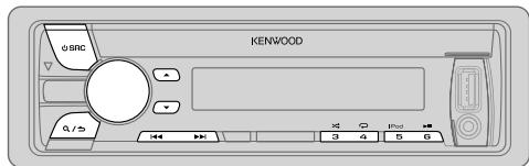 KENWOOD KDC-BT45U - Starten van de weergave - 5