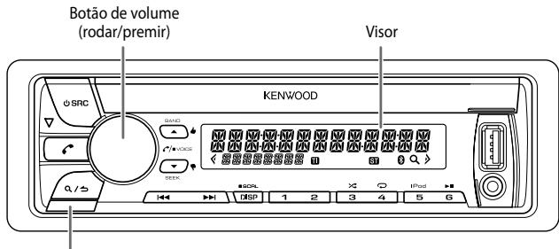KENWOOD KDC-BT45U - Painel frontal - 1