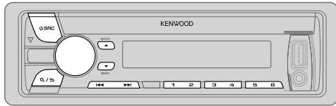 KENWOOD KDC-BT45U - Ajuste as definições iniciais - 1