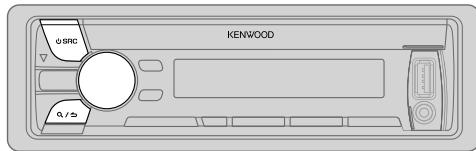 KENWOOD KDC-BT45U - Painel frontal - 2