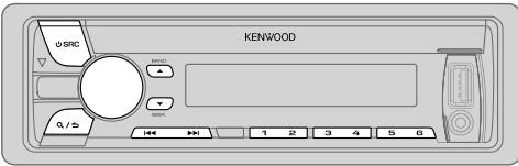 KENWOOD KDC-BT45U - Instellen van de basisinstellungen - 1