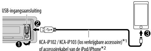 KENWOOD KDC-BT45U - Starten van weergave - 1