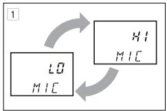 OLYMPUS VN-180 - Microphone Sensitivity (MIC) Setting - 1