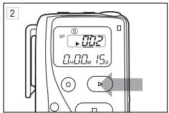 OLYMPUS VN-180 - Schedule Playback - 1