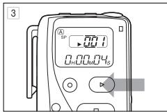 OLYMPUS VN-180 - Playback (PLAY) - 2