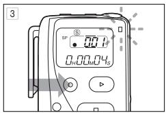 OLYMPUS VN-180 - Schedule Recording - 2