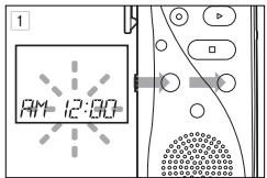 OLYMPUS VN-180 - Clock Adjustment - 1