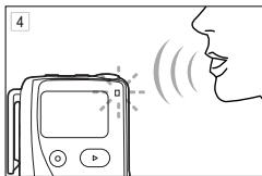 OLYMPUS VN-180 - Recording with VCVA (Variable Control Voice Actuator) (VCVA REC) - 3