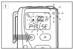 OLYMPUS VN-180 - Recording-Pause (REC PAUSE) - 1