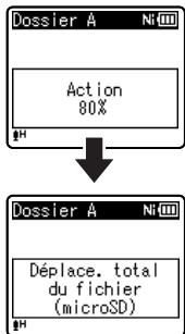 OLYMPUS WS-811+ME-51 - Appuyez sur la touche OK. - 1