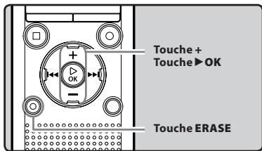 OLYMPUS WS-811+ME-51 - Effacement d'un dossier - 1